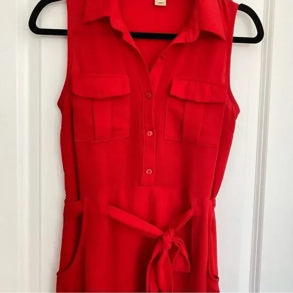 MONTEAU | sleeveless belted dress - Picture 6 of 10